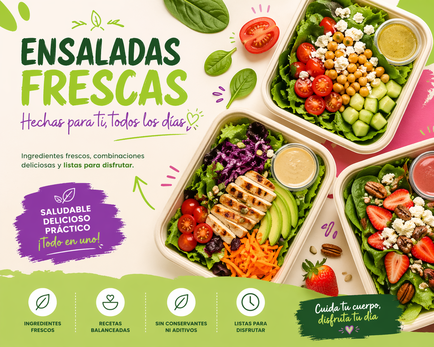 Genera ingresos Extras con ensaladas